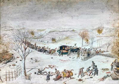 Retreat from Russia by French School